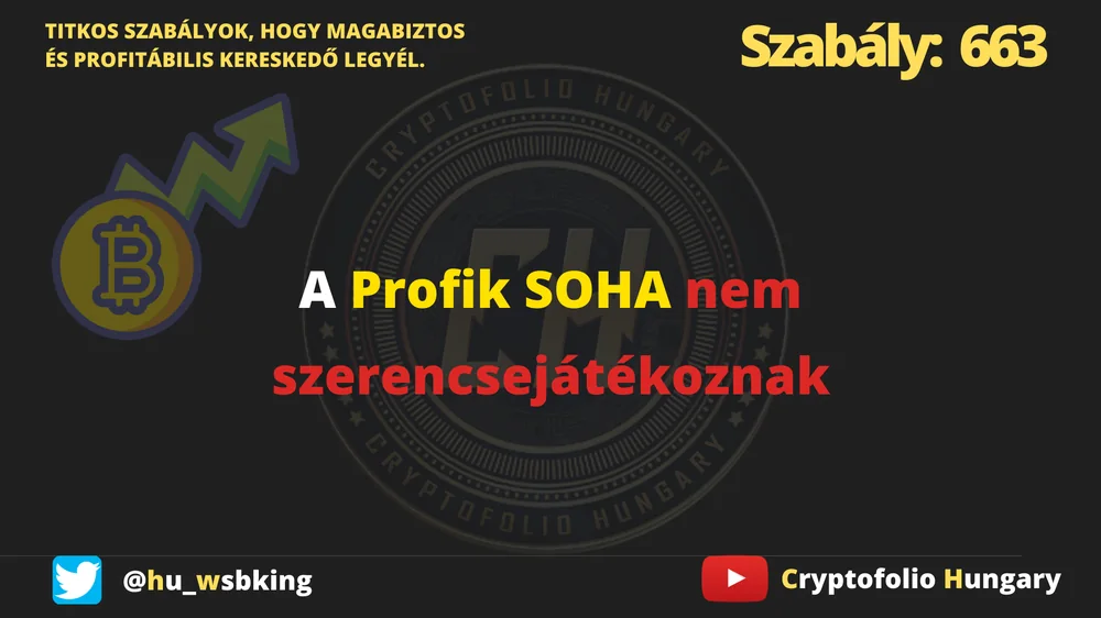 A profik soha nem szerencsejátékoznak