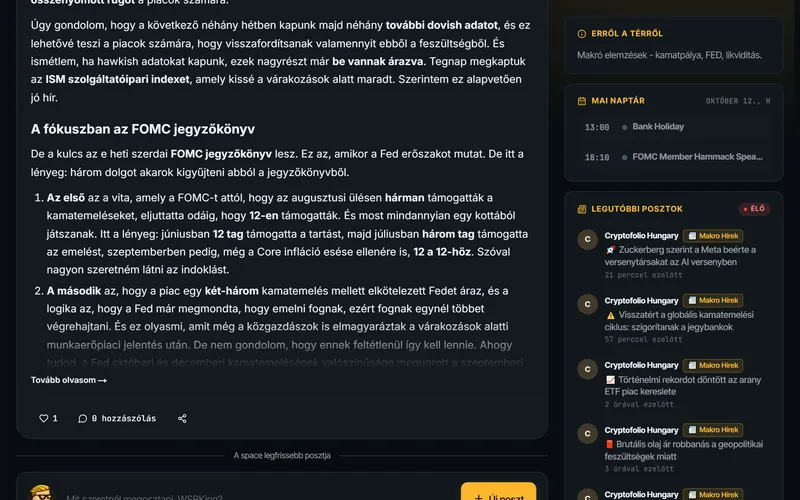 Egy Makró Stratégia poszt a FOMC jegyzőkönyvről